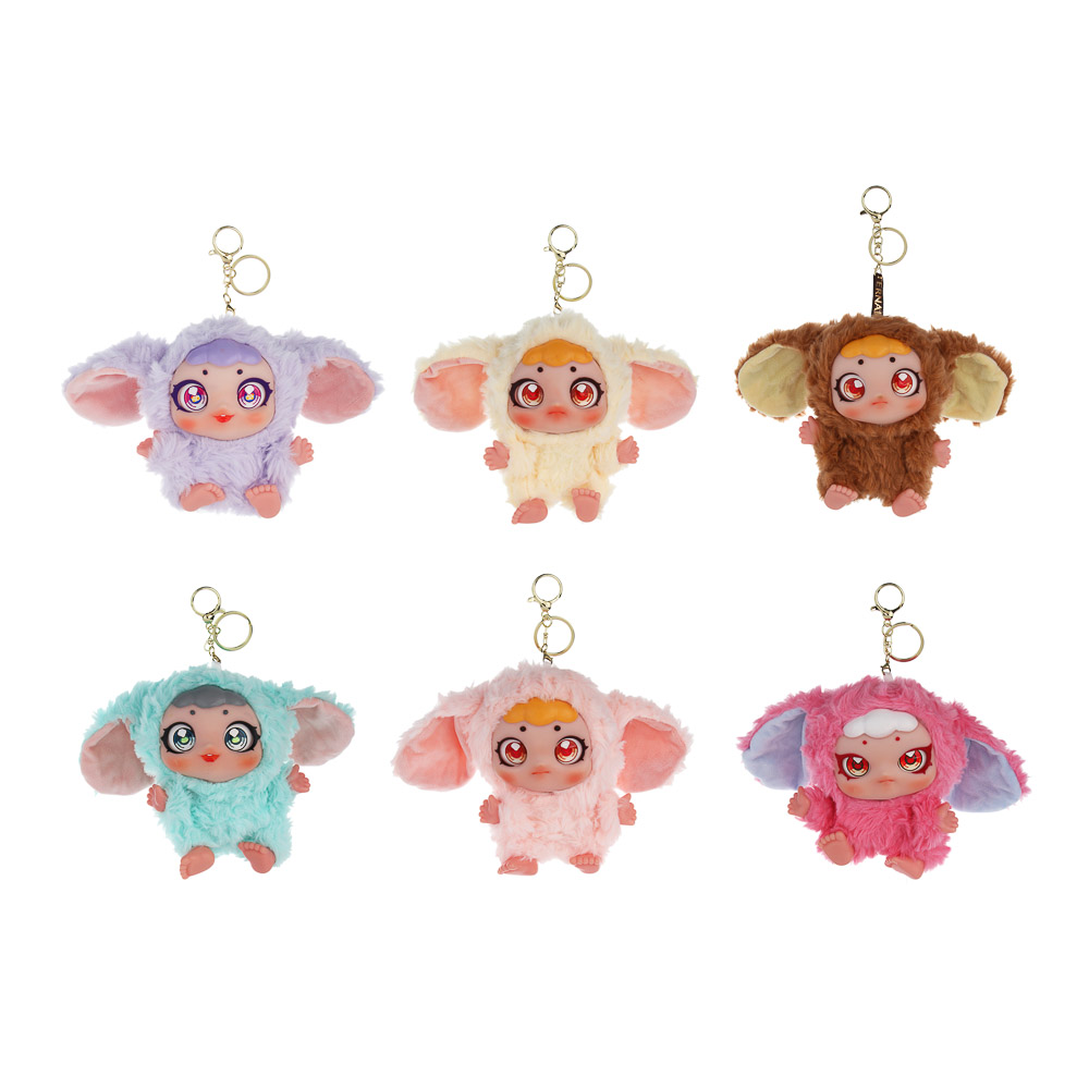 ИГРОЛЕНД Игрушка мягкая "Зайка Милаш", 15 см, полиэстер, PVC, микс видов, арт.№ 264-474