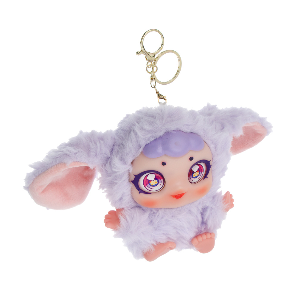 ИГРОЛЕНД Игрушка мягкая "Зайка Милаш", 15 см, полиэстер, PVC, микс видов, арт.№ 264-474