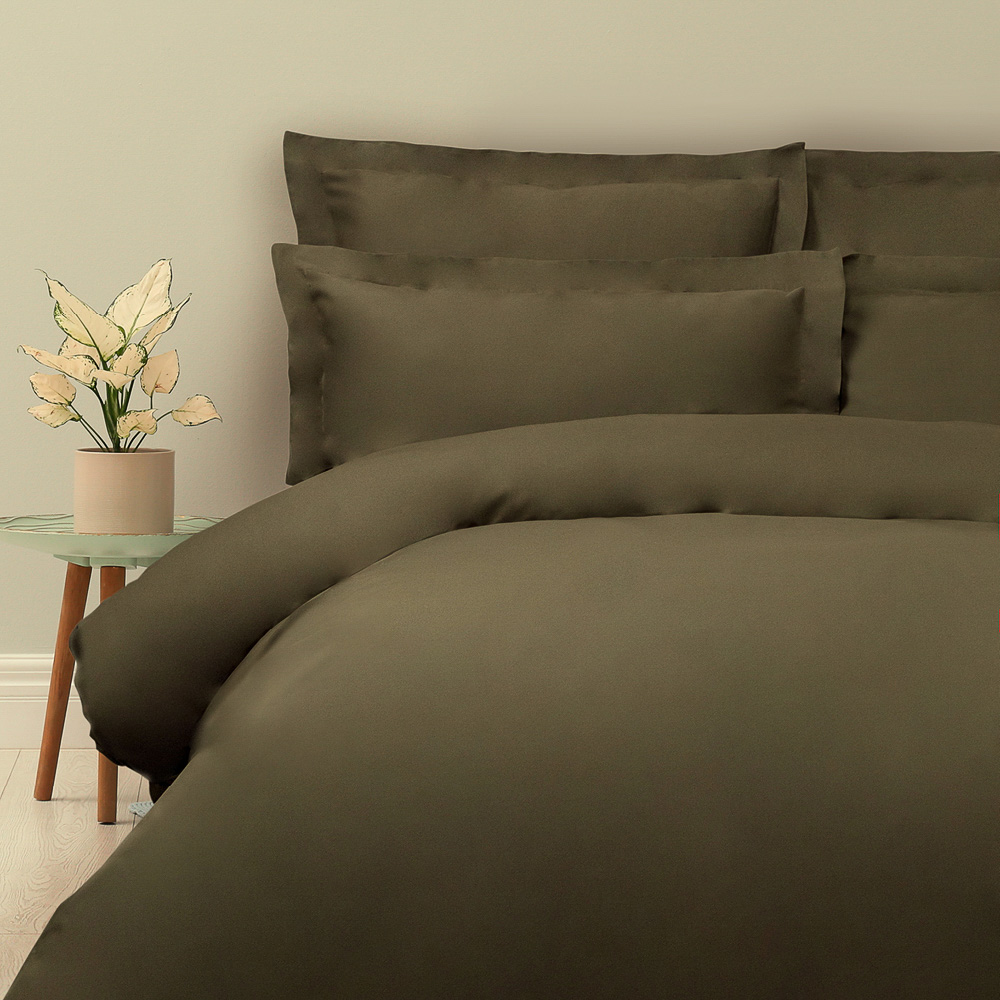 BY COLLECTION Простыня 220х240см, 100% хлопок, зеленый, арт.№ 432-092