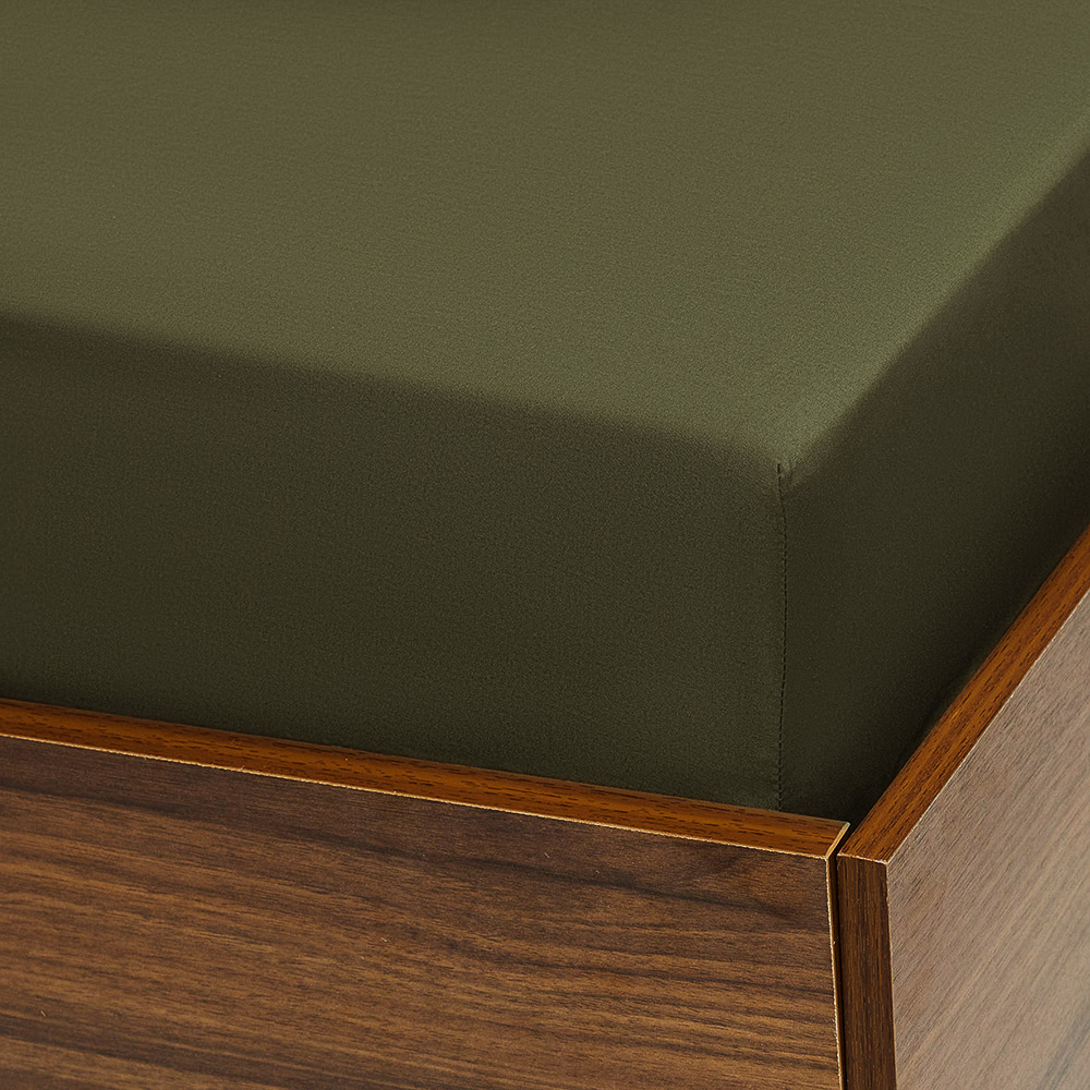 BY COLLECTION Простыня 220х240см, 100% хлопок, зеленый, арт.№ 432-092