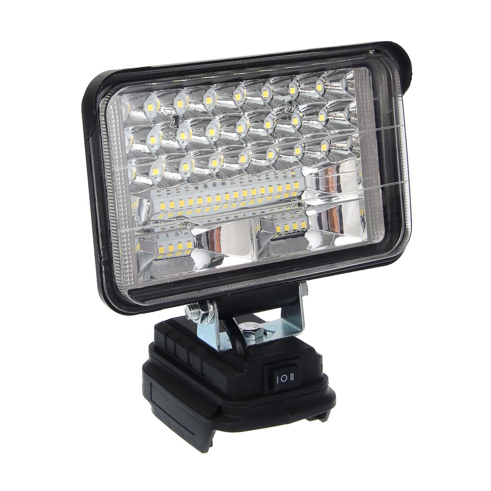 ЕРМАК Фонарь светодиодный, 48 диодов, 2 выхода USB, алюм. корпус, экран 160х10х5см, БЕЗ АКБ, арт.№ 224-029