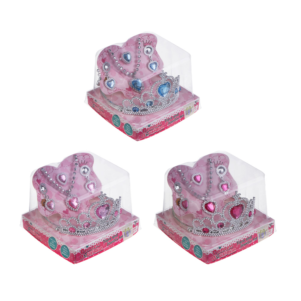 ИГРОЛЕНД Набор бижутерии "Королевский", PP, ABS,  15х12х14см, арт.№ 294-233