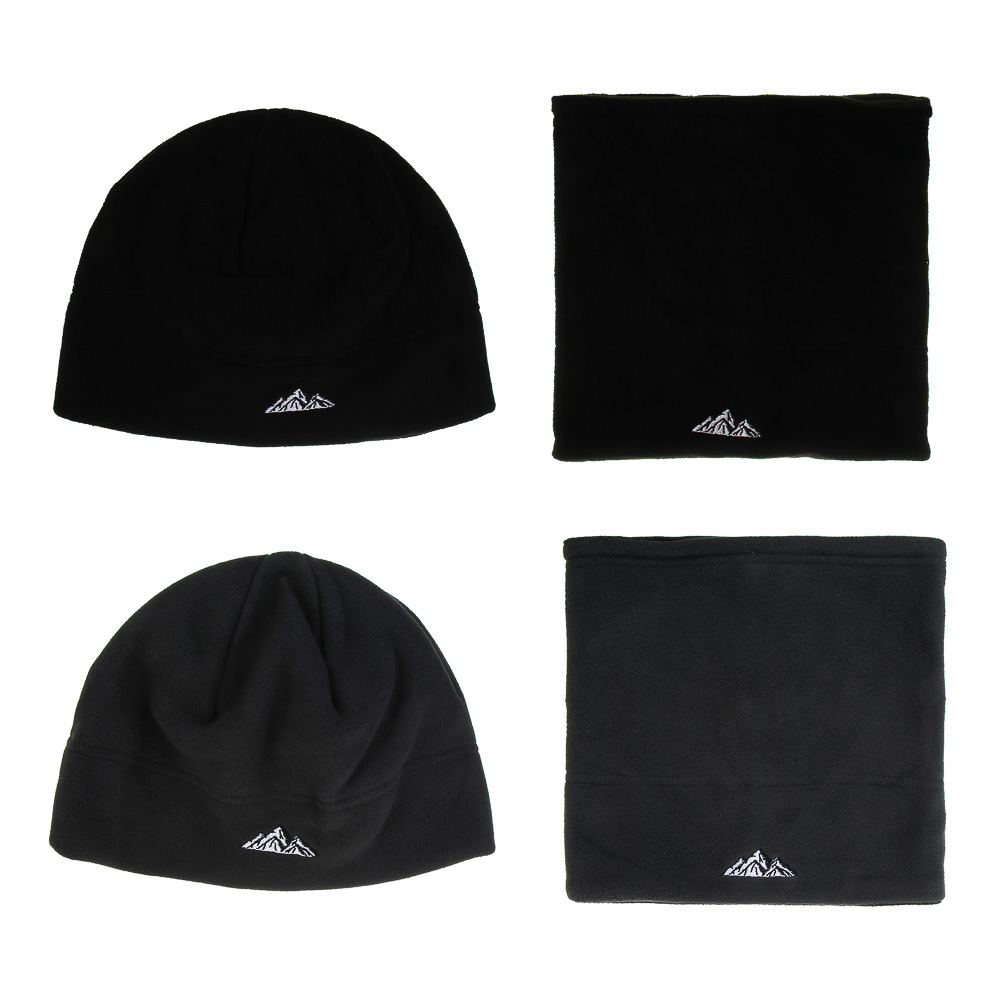 GALANTE Комплект 2 пр.: шапка р.60, шарф-хомут 25x25см, 100% полиэстер, цвета в ас-те, ОЗ25-10, арт.№ 314-981