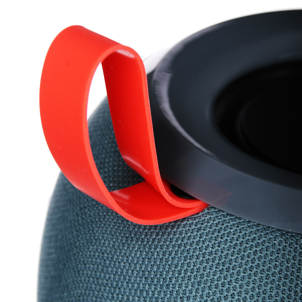 FORZA КИРЯ Колонка беспроводная круглая, тканевая, 5 Вт, 1200мАч, БТ5.0, 12,7x10,3, 3 цвета, пластик, арт.№ 443-070