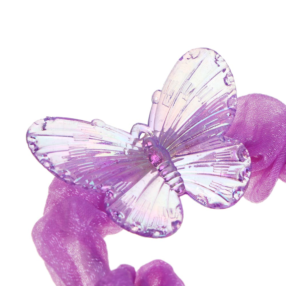 ЮНИLOOK Детские аксессуары для волос: резинка и заколка, d6см, 5,5/6 см, металл, ПЭ, пластик, 2 диз., арт.№ 321-377