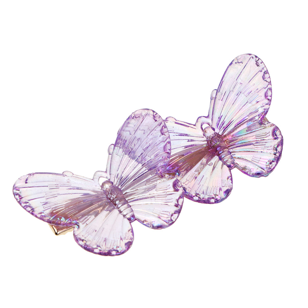 ЮНИLOOK Детские аксессуары для волос: резинка и заколка, d6см, 5,5/6 см, металл, ПЭ, пластик, 2 диз., арт.№ 321-377