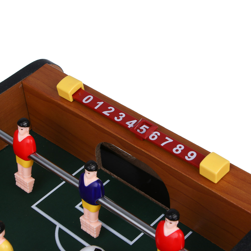 ИГРОЛЕНД Настольная игра "Футбол", металл, дерево, РР, ABS, 35,5х22х5,5см, арт.№ 897-113