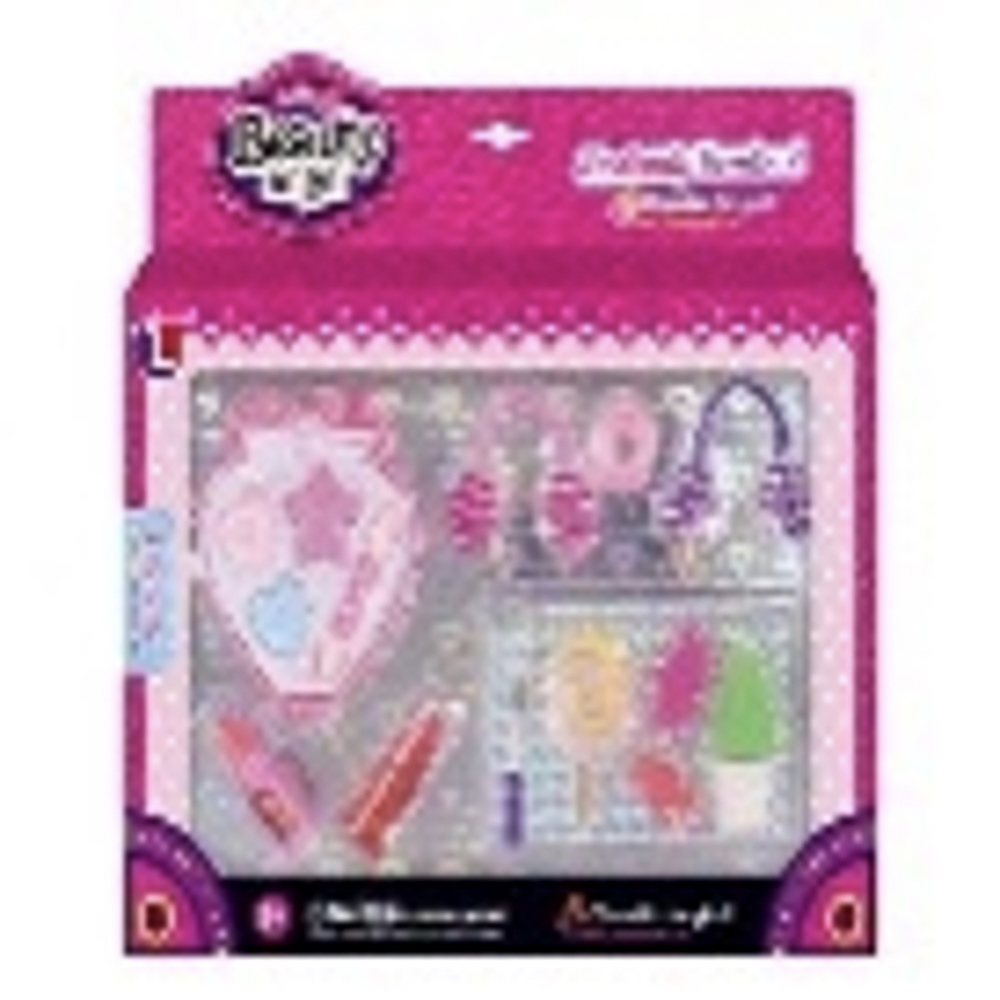 Набор косметики "Красотуся", помада, тени, с заколками, Н58, тм ИГРОЛЕНД, 3+, арт.№ 025-062