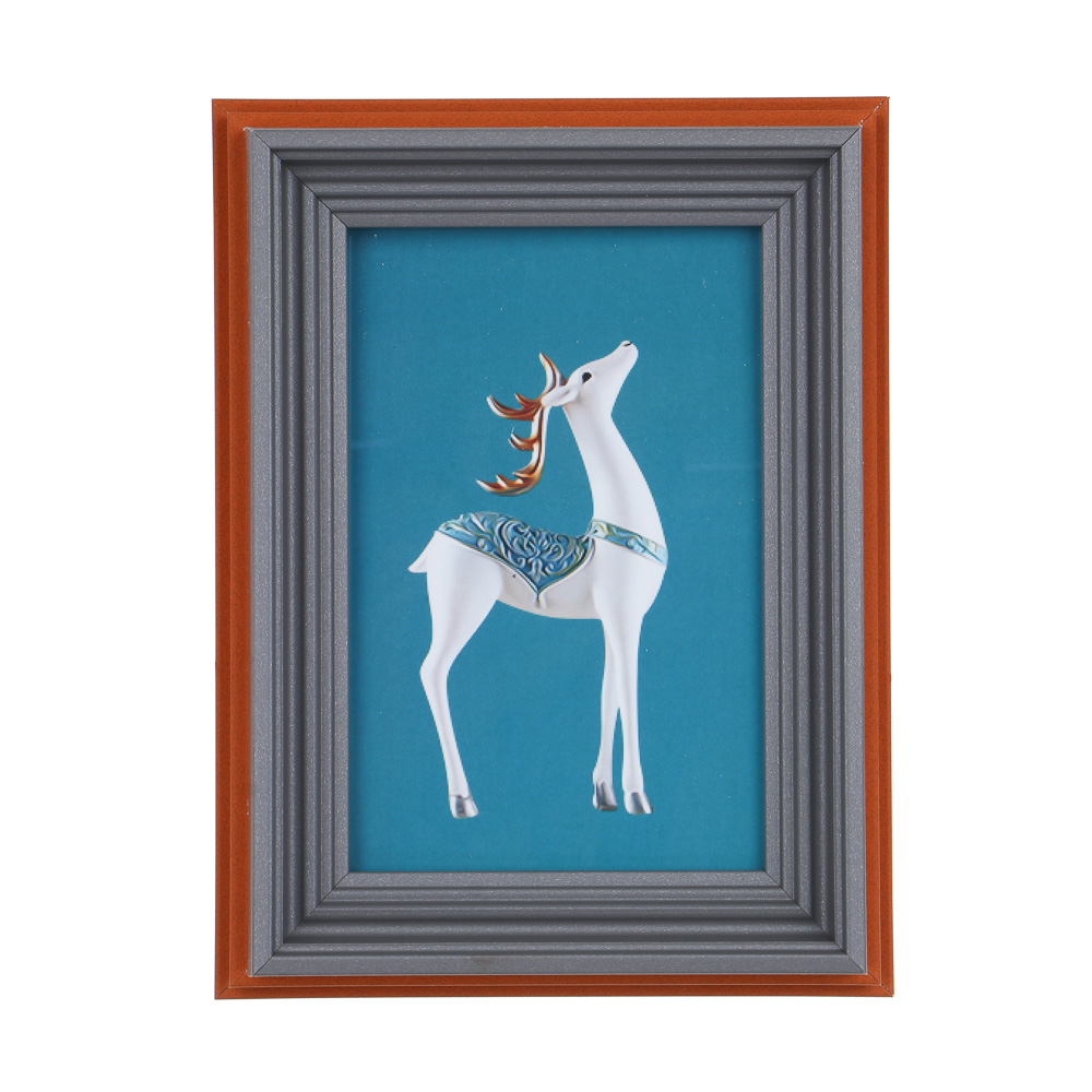 Фоторамка, 10х15 см, пластик, стекло, арт.23-51, арт.№ 520-814