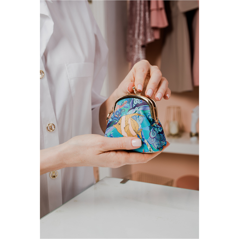 SEA Кошелек для мелочи, ПУ, сплав, 8,3х3,7х9см, арт.№ 300-001