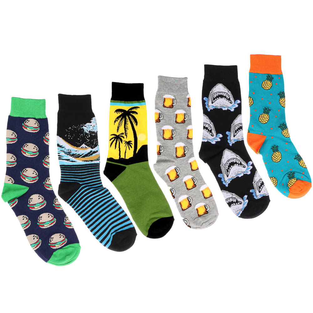 GALANTE Носки фантазийные, р.25-27, 80% хлопок, 20% эластан, разноцветные, #15, арт.№ 019-400