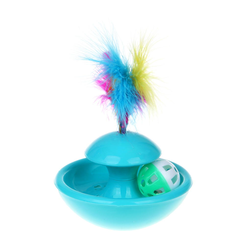 VETTA Игрушка для домашних животных, пластмасса, перья, 12,5х9 см, арт.№ 273-129