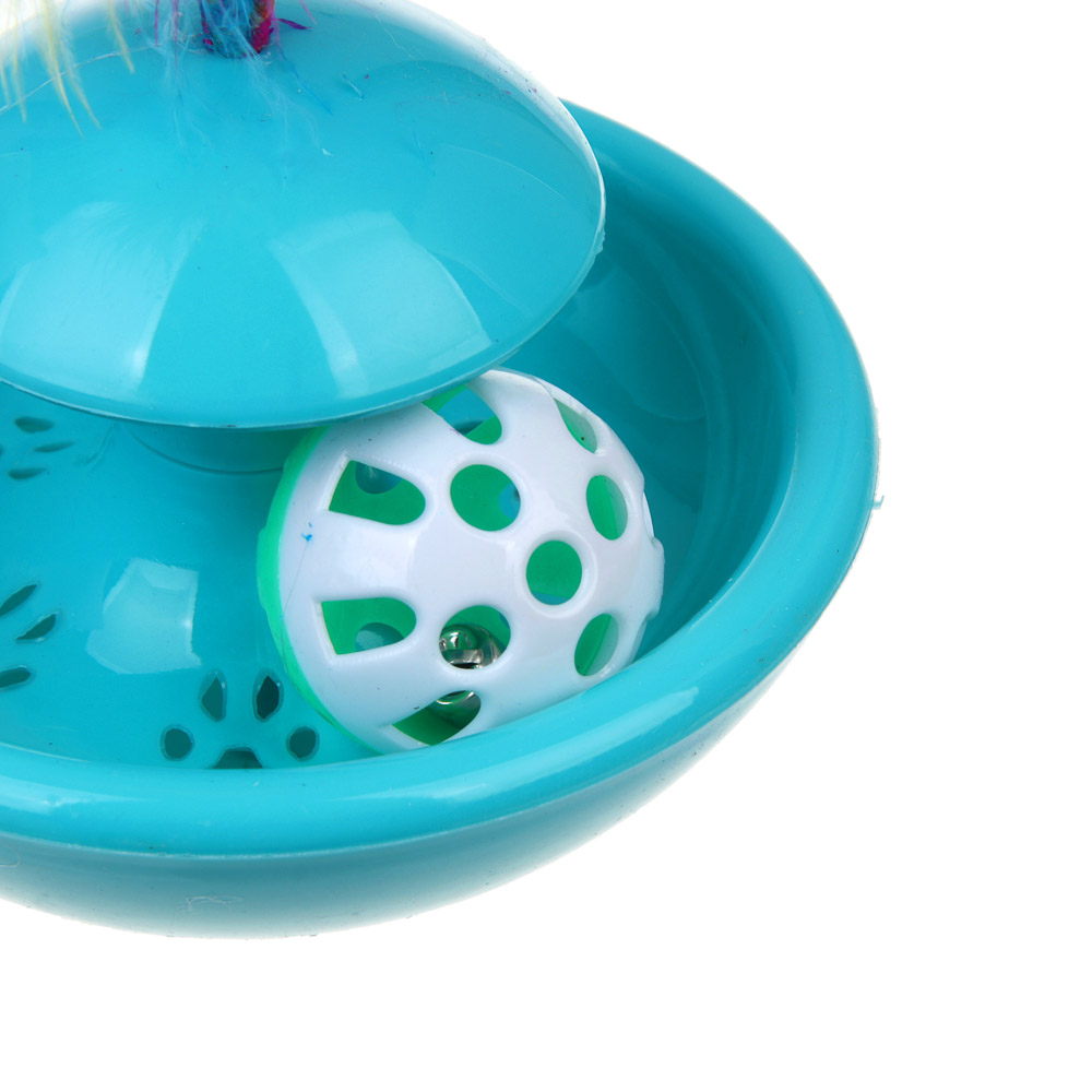 VETTA Игрушка для домашних животных, пластмасса, перья, 12,5х9 см, арт.№ 273-129