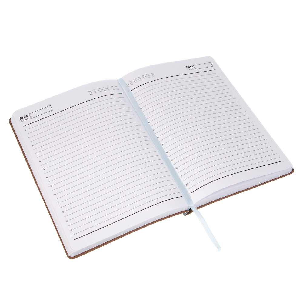 Ежедневник недатир."Стиль" А5, 352 стр., тв.обложка, иск.кожа, с эффектом замши, 4 цвета, арт.№ 572-298