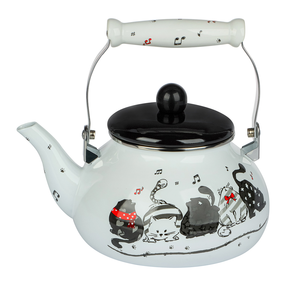 VETTA Хвостатые друзья Чайник эмалированный 2,5л, индукция, арт.№ 894-544