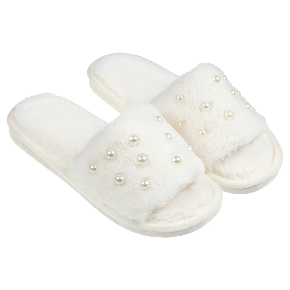 Обувь домашняя женская, размер 38-39, цвет молочный, #17, арт.№ 299-287