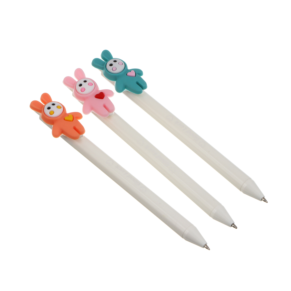 Ручка шариковая синяя "Беби ушки", 3 вида, арт.№ 591-307