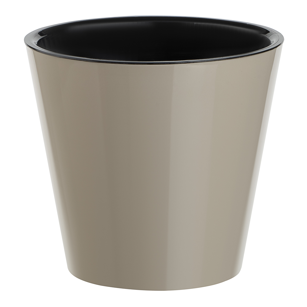 Горшок для цветов "Rosemary" D200мм, 4л с дренажной вставкой, микс цветов, арт.№ 164-427