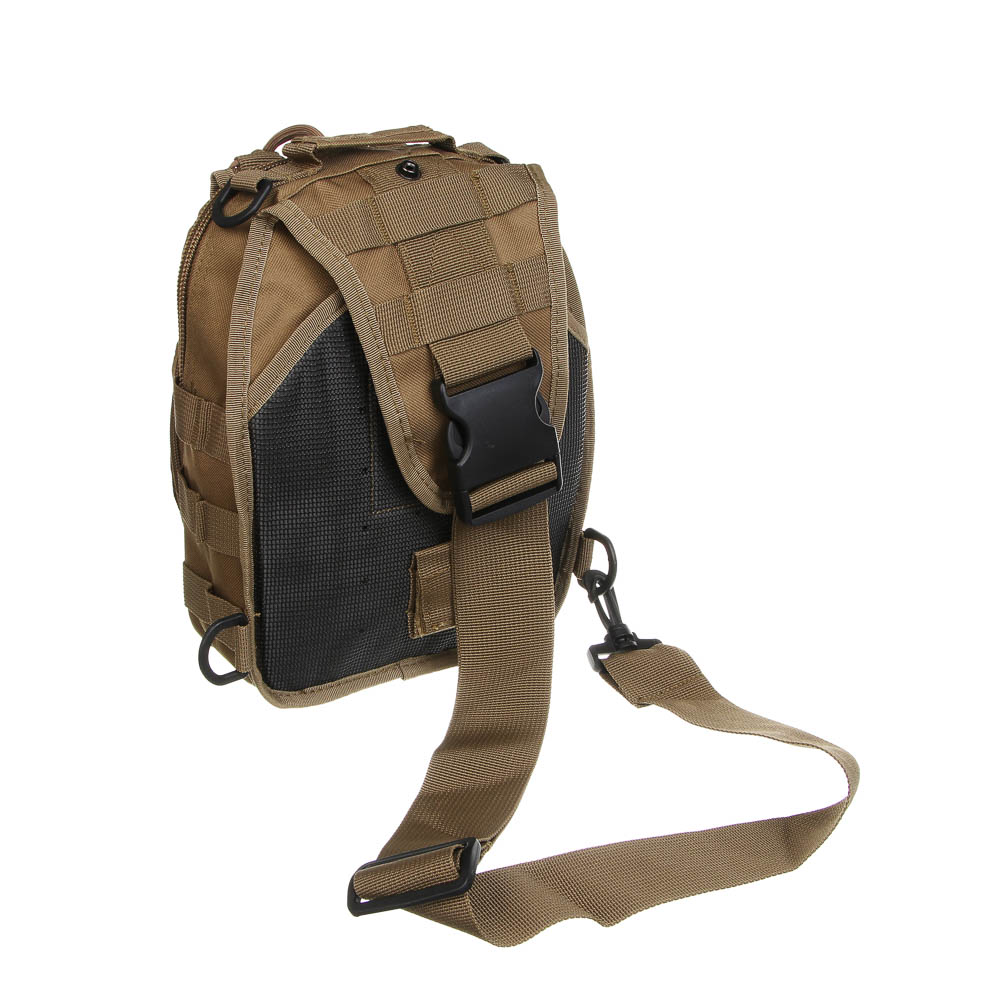 Сумка тактическая наплечная тм РУССО ТУРИСТО, 44,5х22х9 см, нейлон, арт.№ 118-233