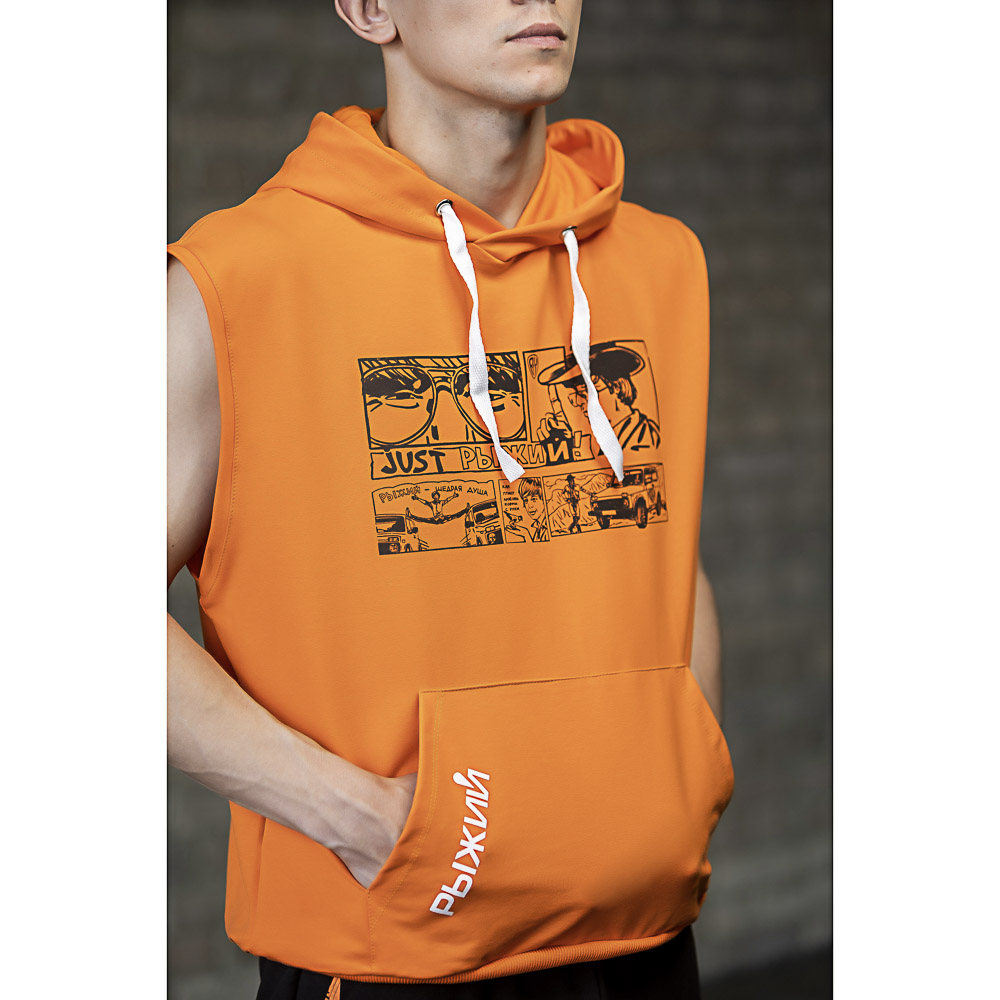 BY Футболка мужская без рукава R-Style, хлопок 100%, р-р S-2XL, 3 цвета, арт.№ 838-067