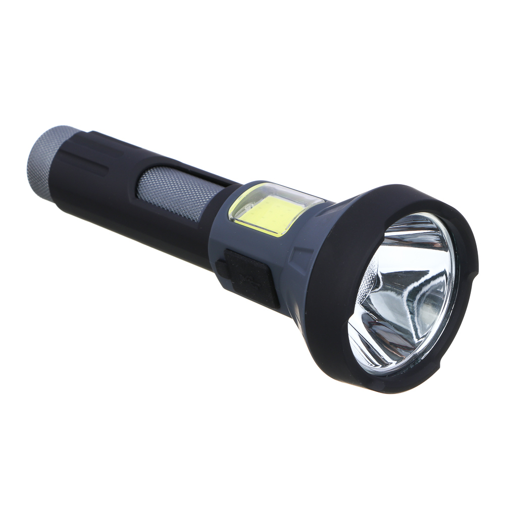 ЕРМАК Фонарь рабочий, LED СОВ, 4 режима, 600мАч,USB,металл,пластик, 160х58х60 мм,функция Power-bank, арт.№ 209-023