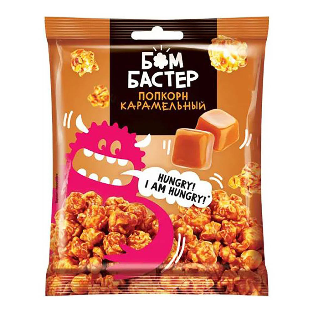 Попкорн Бомбастер со вкусом карамели, 50г, арт.№ 209-010