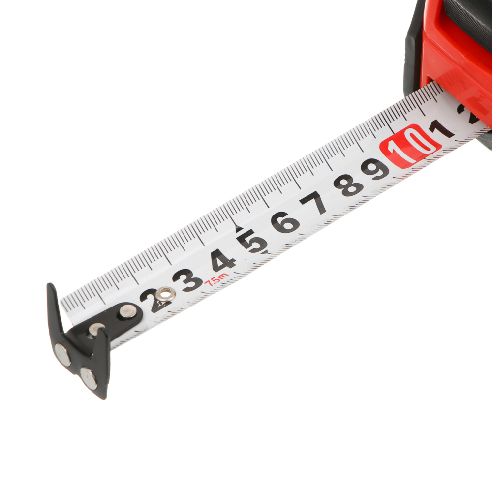 ЕРМАК Рулетка "СКИЛЛ", 7.5м х 25мм, 2х-сторонний зацеп + магнит, корпус ABS+TPR, арт.№ 658-130