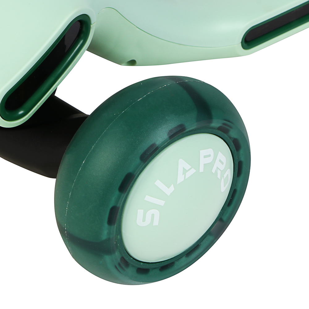 SILAPRO Самокат детский, 86х63х30см, ABEC 7, PP+алюминиевый сплав, мерцание колес, PU, арт.№ 131-092