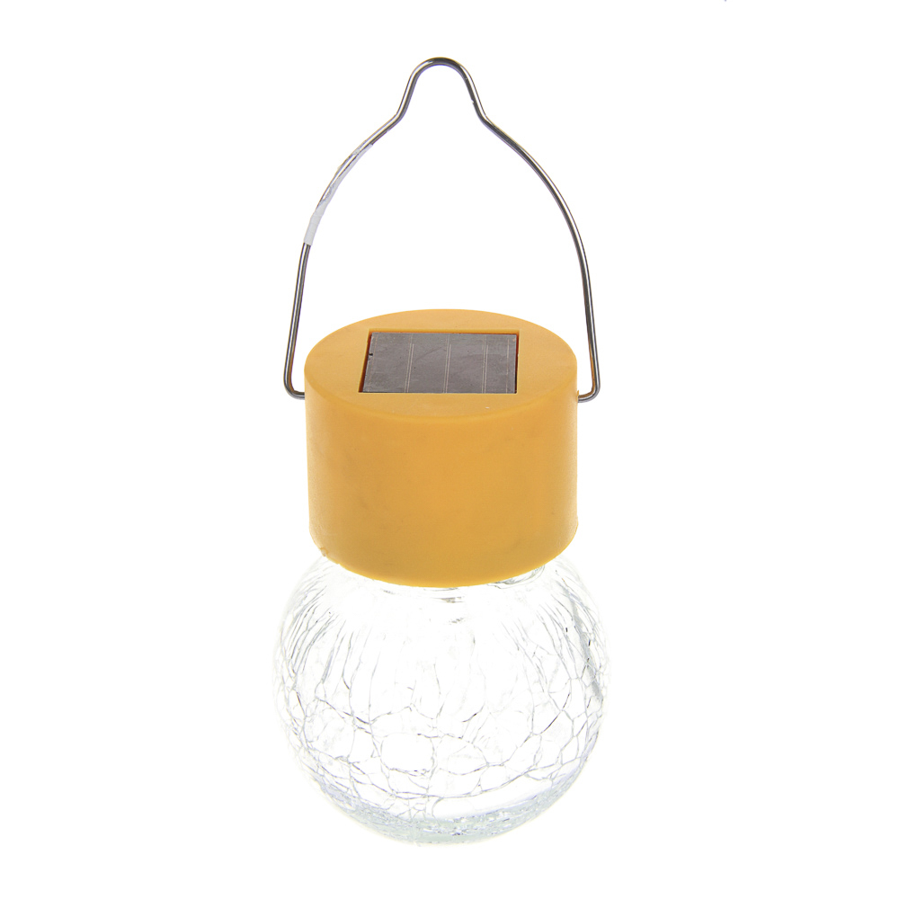 INBLOOM Фонарь на солн.батарее 9х6см 1LED белый, 1x1.2v 2/3AA 100mAh Ni-MH, пластик, стекло, арт.№ 475-325