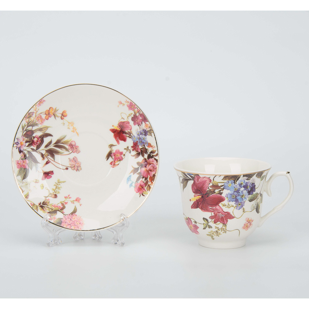 Набор чайный 4 пр., 225мл, MILLIMI, Джина, фарфор, арт.№ 802-568