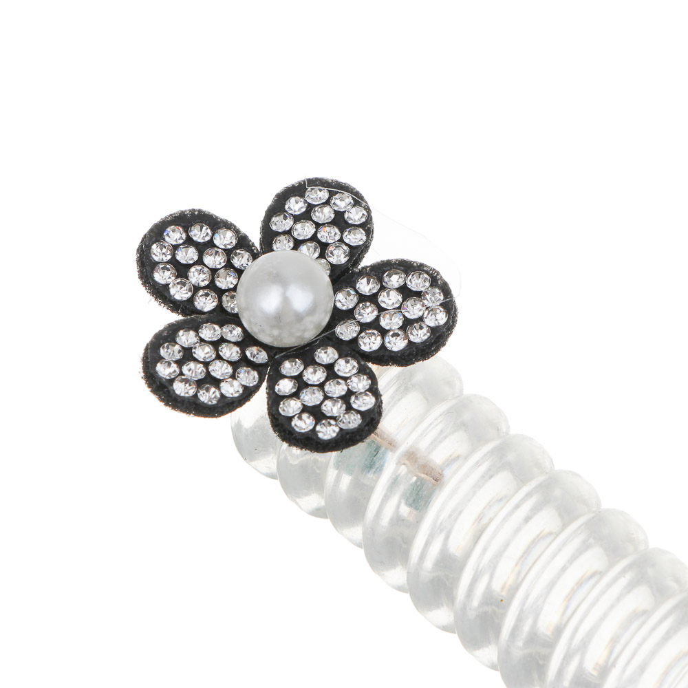 ЮНИLOOK Заколка-спиралька для волос, пластик, 7см, ТПР, пластик, арт.№ 321-379