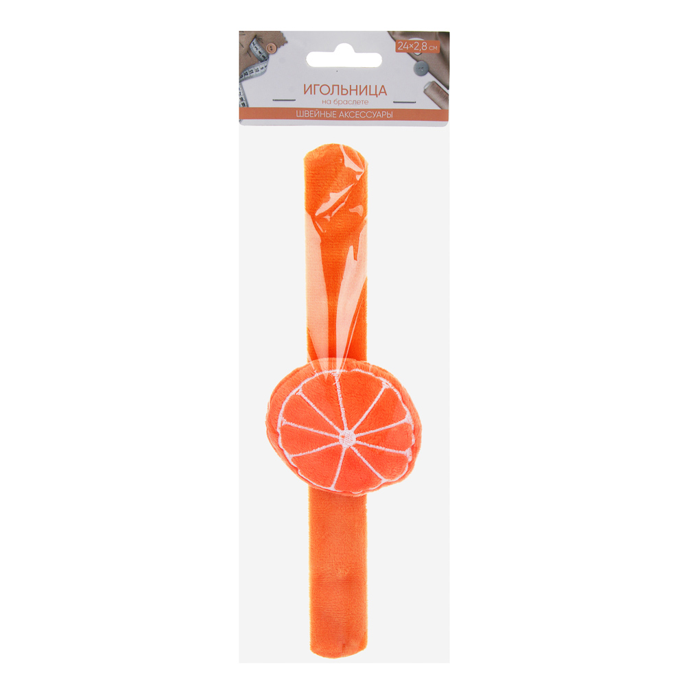 Игольница на браслете, 24x2,8 см, 6 дизайнов, арт.№ 308-367
