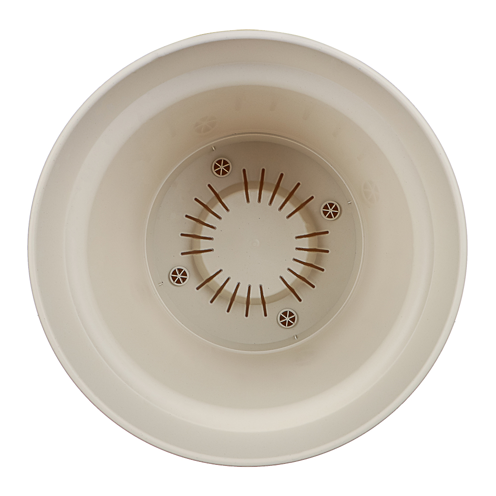 Горшок Mint 5л, d24см, h18см с поддоном светло-беж., арт.№ 164-377