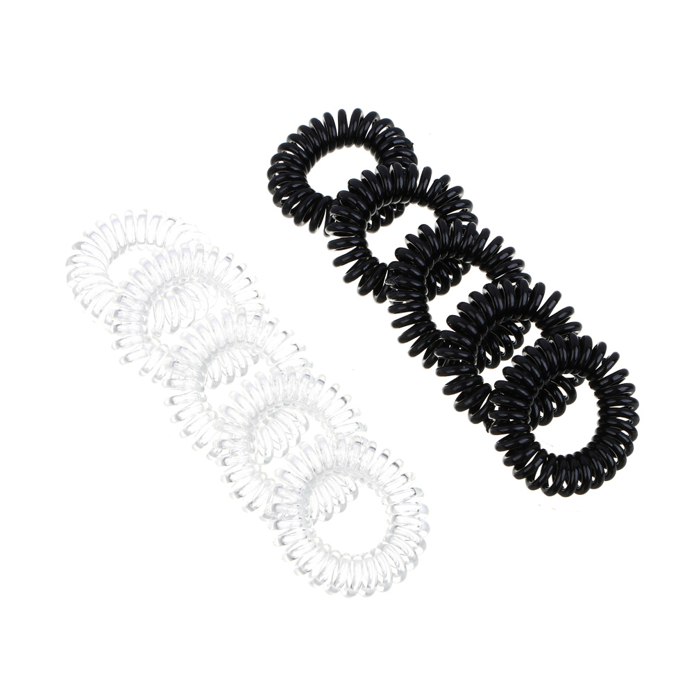 Резинки-пружинки для волос, 10 шт, 3,5см, TPR, арт.№ F84-047