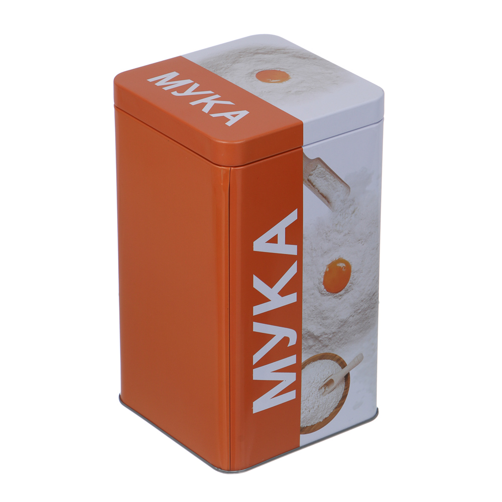 Банка для муки 17x10x10см, жесть, арт.№ 828-341