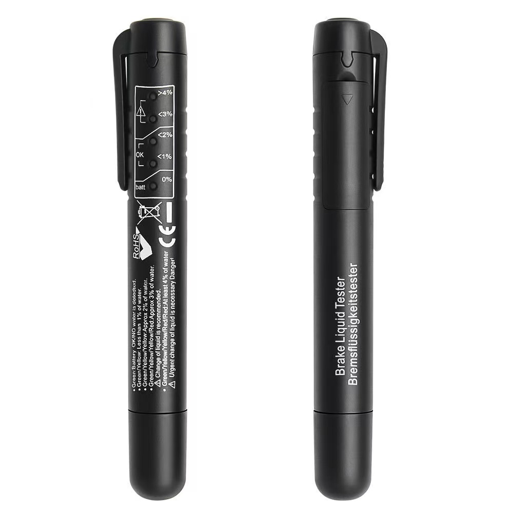 ЕРМАК Тестер тормозной жидкости для автомобиля, LED-индикаторы, 15х2 см, пластик, арт.№ 690-196