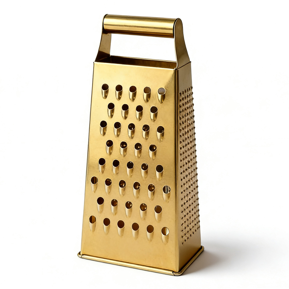 Терка 4-х сторонняя тм SATOSHI Голд, 23 см, нерж. сталь, арт.№ 885-147