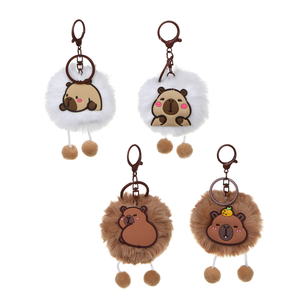 ИГРОЛЕНД Подвеска мягкая "Пушистик" с капибарой, до 10 см, п, арт.№ 264-488