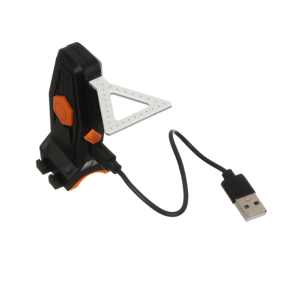 Фонарь велосипедный задний, тм BY SPORT, USB, 5 режимов, 3 дизайна, арт.№ 195-143