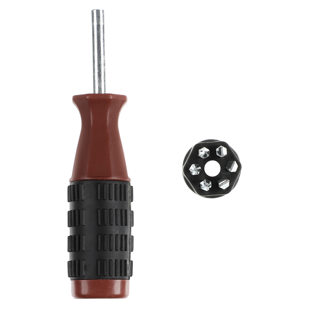 РОКОТ Отвертка с набором бит, 7 предметов, арт.№ 624-125