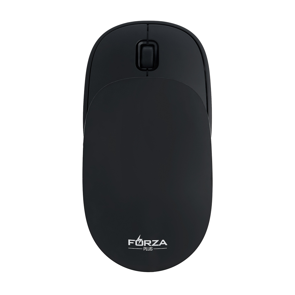 Компьютерная мышь беспроводная FORZA, 1000/1400/1800 DPI, 2.4GHz, 1xAAA, слайдер, чёрная, арт.№ 405-092