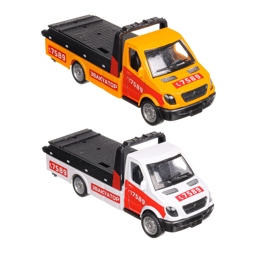 ИГРОЛЕНД Машина Эвакуатор, инерция, подвижные детали, ABS, алюминий, 11х3х3см, 2 дизайна, арт.№ 292-254