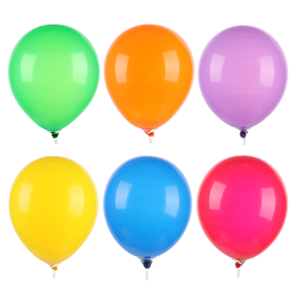 Набор шаров 10шт, тм Веселая Затея, 25см, латекс, арт.№ 518-276