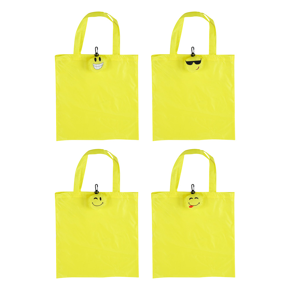 VETTA Сумка складная, смайлик, 39х40 см, ручка 25 см, арт.№ 467-254