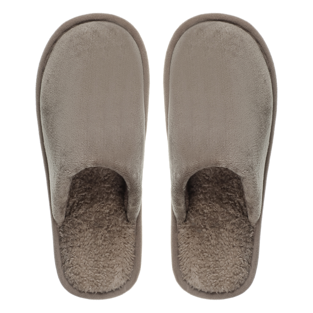 Обувь домашняя, размер 40-41, цвет коричневый, #19, арт.№ 299-292