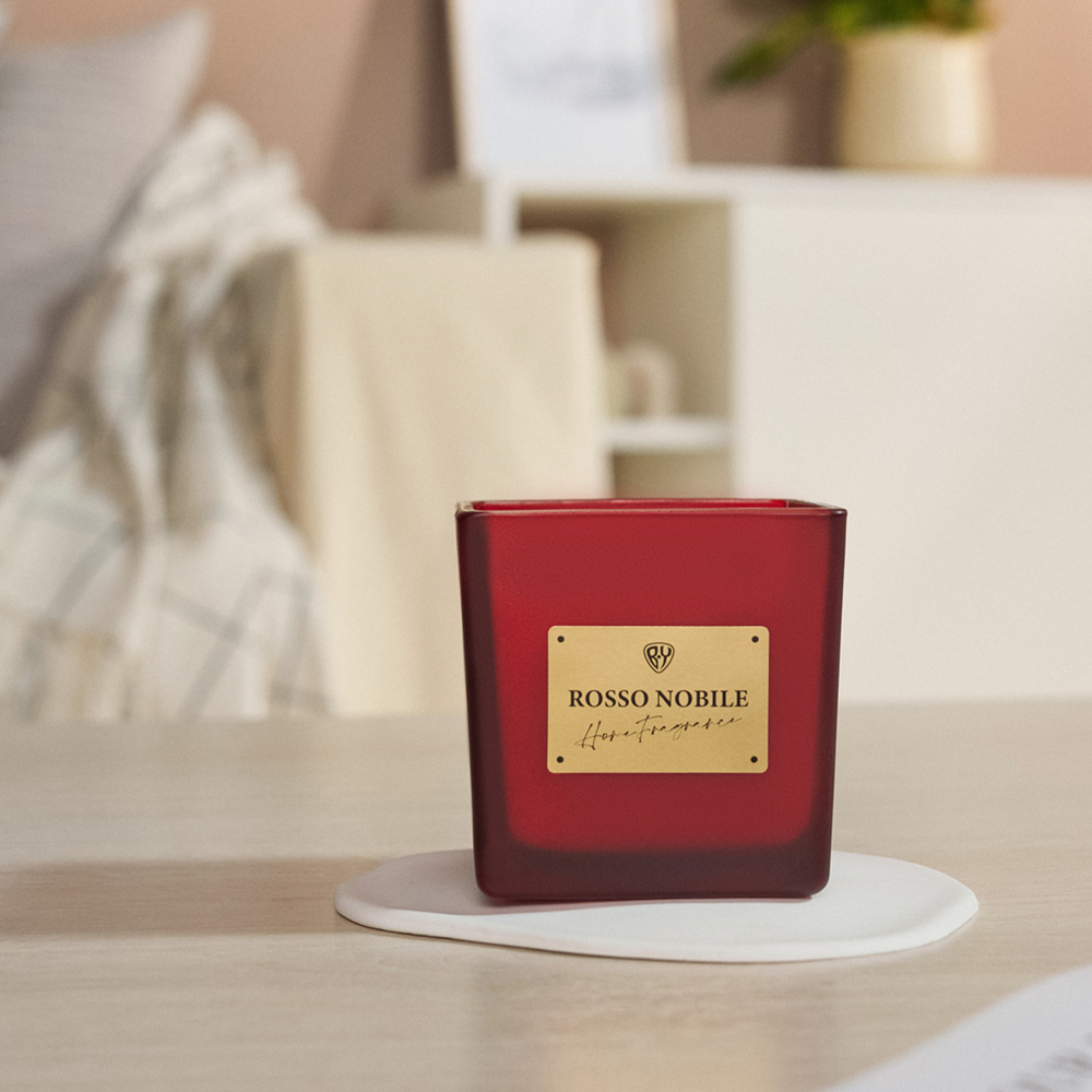 BY Свеча ароматизированная Deluxe Nobile, 200 гр. Rosso Nobile, арт.№ 412-234