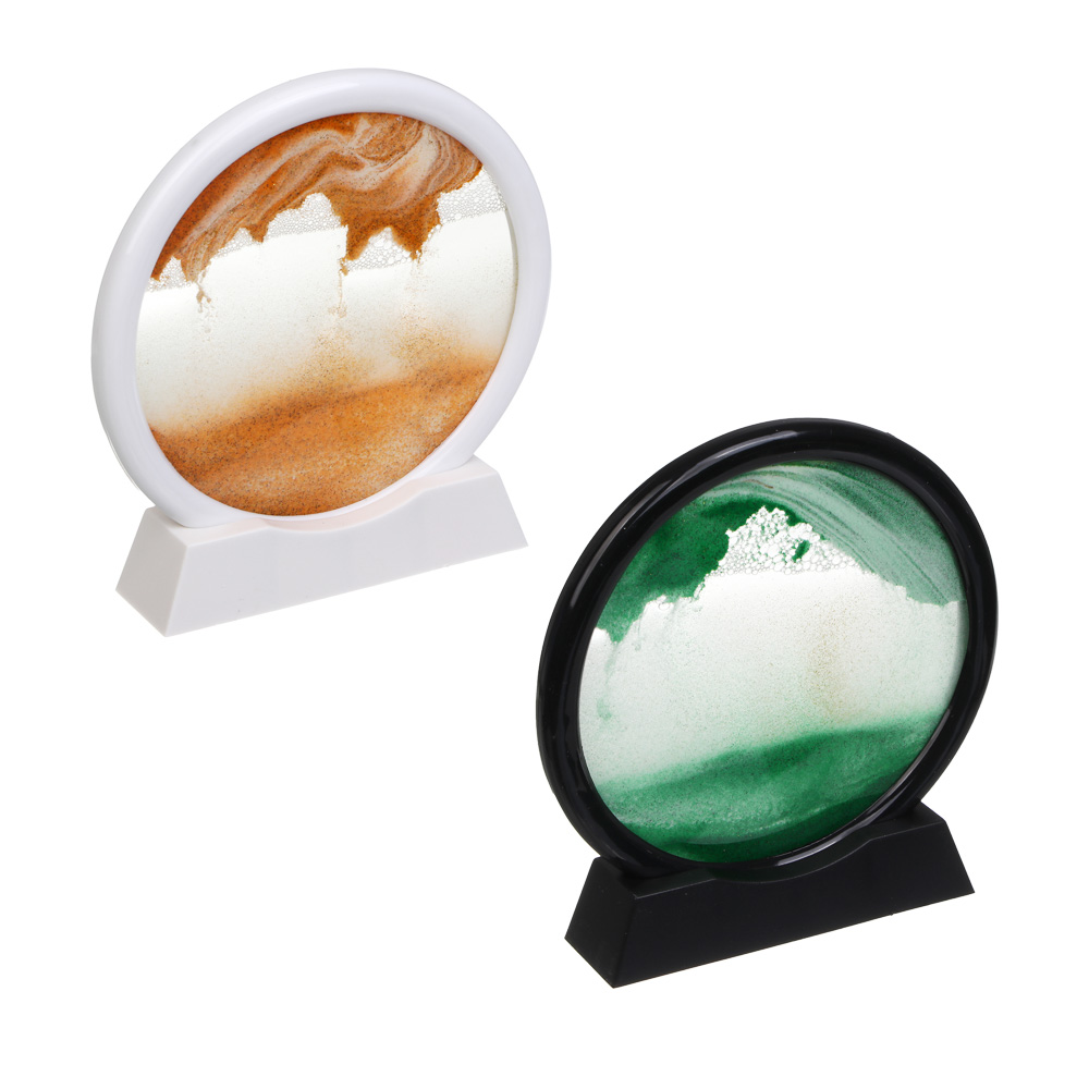 Картина 3d тм LADECOR "Зыбучий песок", 18,5 см, пластик, стекло, песок, арт.№ 597-306