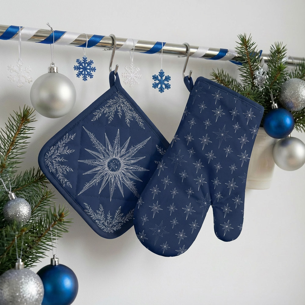 Комплект прихваток 2шт тм PROVANCE Астрия, 17х17см, 17х27см, 100% полиэстер, 2 дизайна, арт.№ 492-373