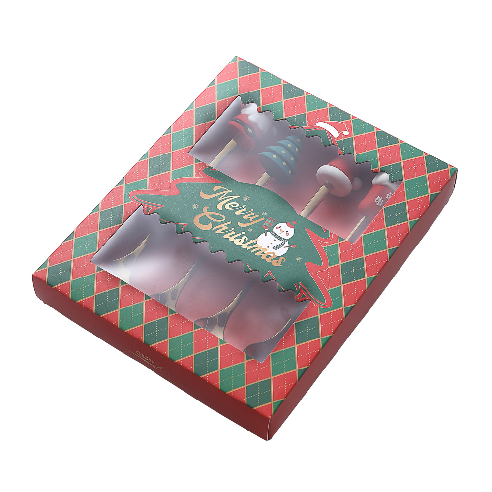 Набор чайных ложек тм VETTA Санта 4 пр., арт.№ 815-470