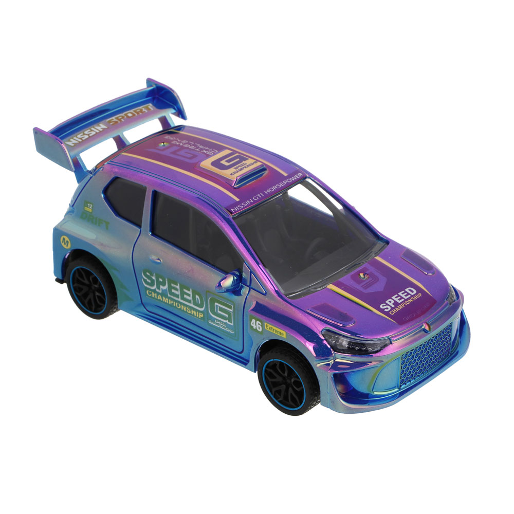 ИГРОЛЕНД Машина инерционная "Супердрифт", ABS, 16х7,5х6,5 см, 4 дизайна, арт.№ 292-481